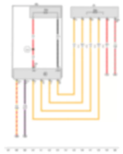 Wiring Diagram  VW PASSAT 2017 - High-voltage system fuse 1 - High-voltage system fuse 3
