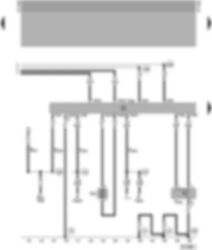 Wiring Diagram  VW PASSAT 1997 - Convenience electrics central control unit - tailgate/boot lid central loccking