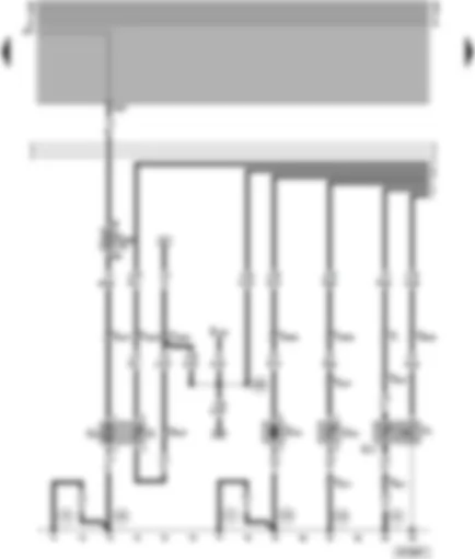 Wiring Diagram  VW PASSAT 1998 - Oil pressure switch - fuel pump - fuel gauge sender - speedometer sender - coolant shortage indicator sender - ambient temperature sender
