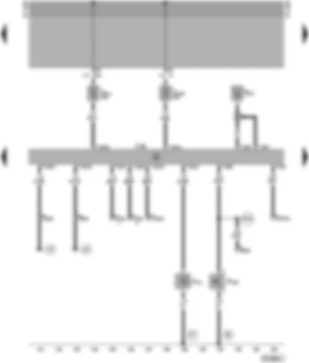 Wiring Diagram  VW PASSAT 1999 - Convenience electrics central control unit - anti-theft alarm system