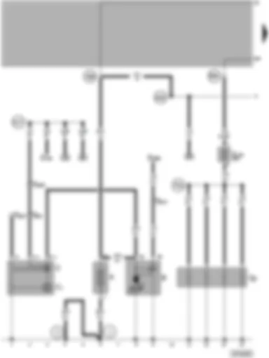 Wiring Diagram  VW PASSAT 1999 - Battery - starter - alternator - glow plugs – engine
