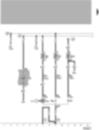 Wiring Diagram  VW PASSAT 2000 - Left headlight - lighting switch