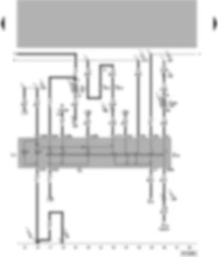 Wiring Diagram  VW PASSAT 1998 - Lighting switch - rear fog light switch