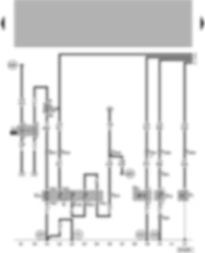 Wiring Diagram  VW PASSAT 1999 - Oil pressure switch - fuel gauge sender - speedometer sender - coolant shortage indicator sender - fuel pump - fuel pump relay