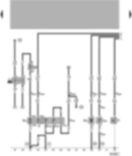 Wiring Diagram  VW PASSAT 1999 - Oil pressure switch - fuel gauge sender - speedometer sender - coolant shortage indicator sender - fuel pump - fuel pump relay