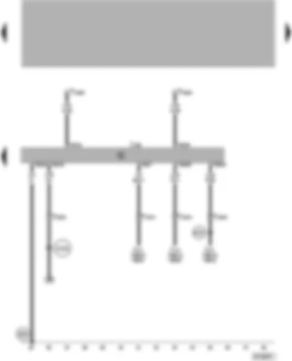 Wiring Diagram  VW PASSAT 1998 - Diesel direct injection system control unit