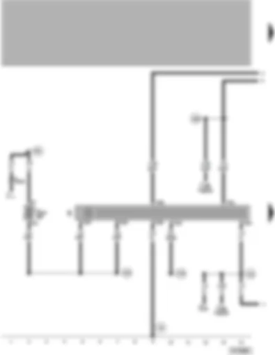 Wiring Diagram  VW PASSAT 2000 - Radio - loudspeakers % Current flow diagram 