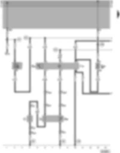 Wiring Diagram  VW PASSAT 1999 - Heated driver