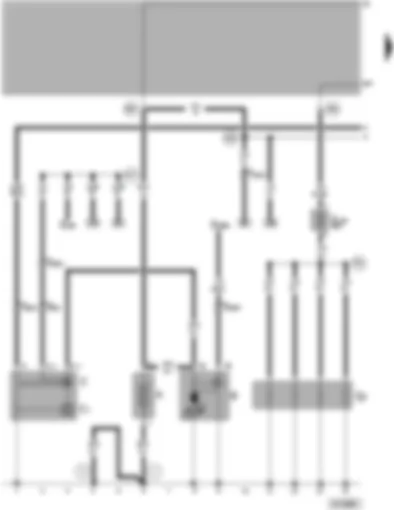 Wiring Diagram  VW PASSAT 1999 - Battery - starter - alternator - engine glow plugs