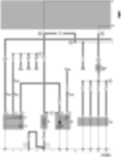 Wiring Diagram  VW PASSAT 1999 - Battery - starter - alternator - engine glow plugs
