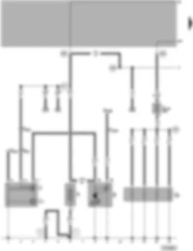 Wiring Diagram  VW PASSAT 1999 - Battery - starter - alternator - engine glow plugs
