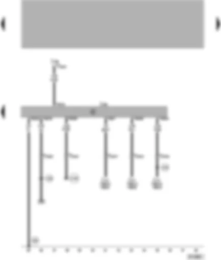 Wiring Diagram  VW PASSAT 1999 - Diesel direct injection system control unit