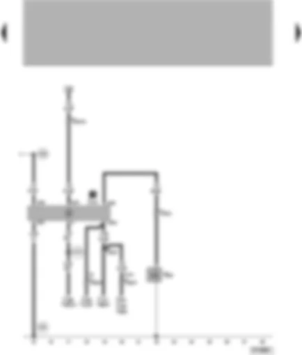 Wiring Diagram  VW PASSAT 1999 - Air conditioning system control unit - air conditioner magnetic coupling