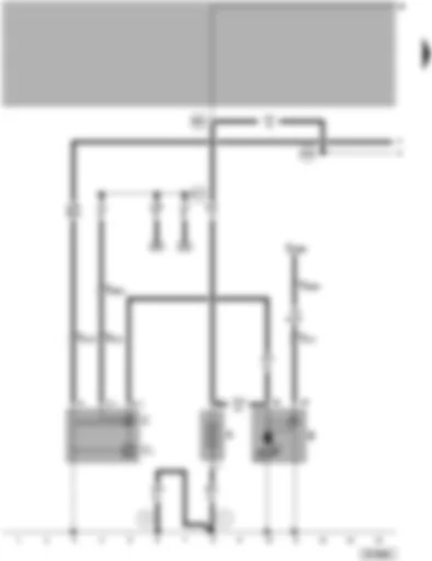 Wiring Diagram  VW PASSAT 1999 - Battery - starter - alternator