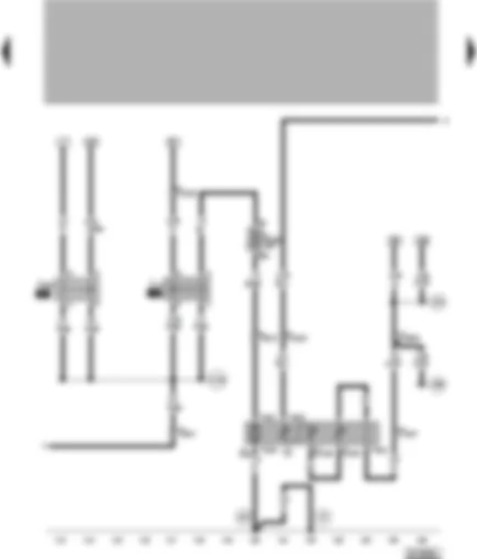 Wiring Diagram  VW PASSAT 1999 - Fuel gauge sender - fuel pump - fuel pump relay - relay for alternator cut-in