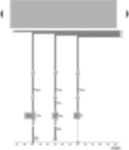 Wiring Diagram  VW PASSAT 1999 - Oil pressure switch - speedometer sender - coolant shortage warning indicator sender