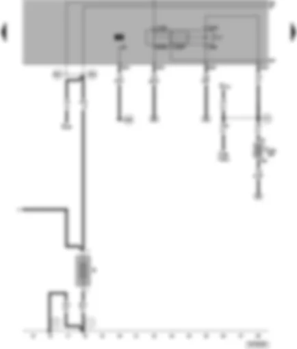 Wiring Diagram  VW PASSAT 1998 - Battery - fuel pump relay