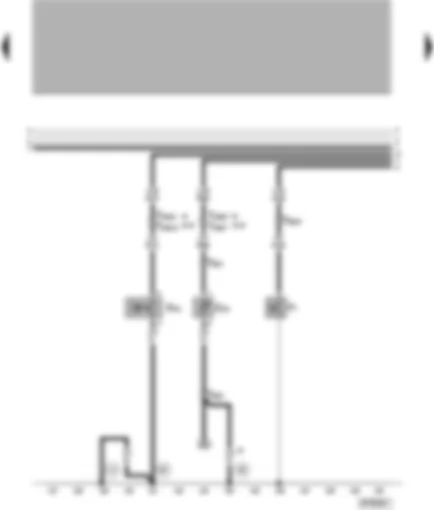 Wiring Diagram  VW PASSAT 1999 - Speedometer sender - coolant shortage indicator sender - oil pressure switch