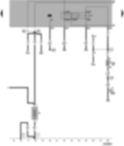 Wiring Diagram  VW PASSAT 2000 - Battery - fuel pump relay