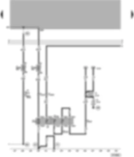 Wiring Diagram  VW PASSAT 2000 - Fuel pump - fuel gauge sender