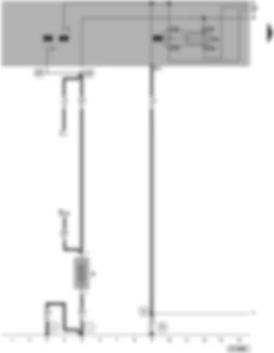 Wiring Diagram  VW PASSAT 2000 - Battery - X contact relief relay