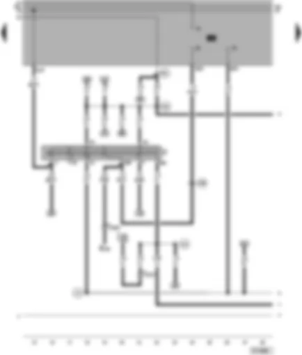 Wiring Diagram  VW PASSAT 2000 - Ignition/starter switch