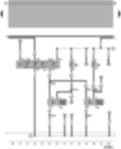 Wiring Diagram  VW PASSAT 2000 - Switches and instruments - lighting control - headlight range control