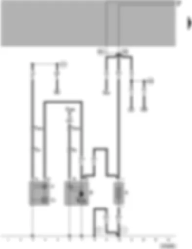 Wiring Diagram  VW PASSAT 1999 - Alternator - voltage regulator - starter - battery