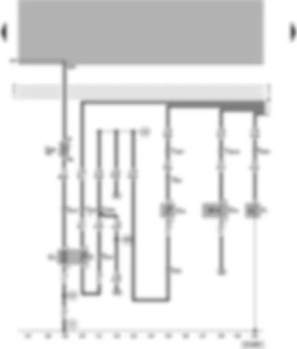 Wiring Diagram  VW PASSAT 1999 - Fuel pump - fuel gauge sender - speedometer sender - coolant shortage indicator sender - oil pressure switch