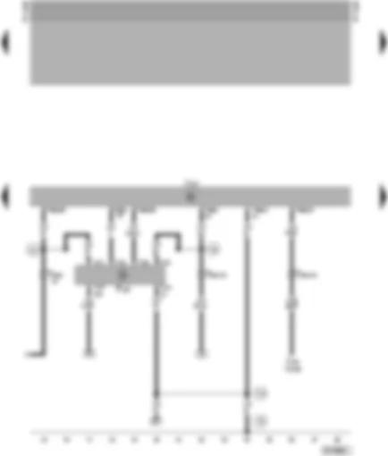 Wiring Diagram  VW PASSAT 1999 - Automatic gearbox control unit - multi-function switch