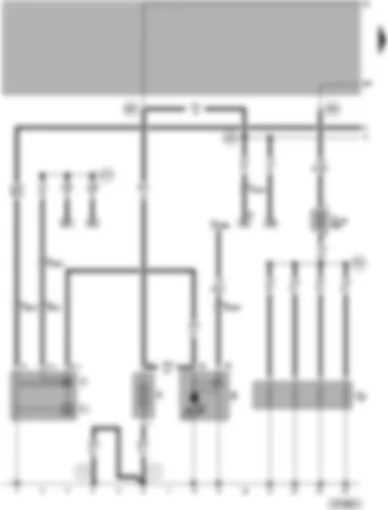 Wiring Diagram  VW PASSAT 2001 - Battery - starter - alternator - voltage regulator - engine glow plugs
