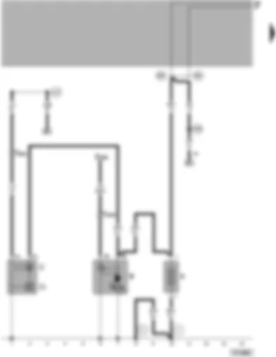 Wiring Diagram  VW PASSAT 1999 - Battery - starter - alternator - voltage regulator