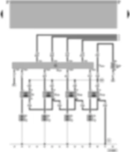 Wiring Diagram  VW PASSAT 1999 - Ignition system
