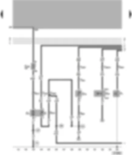 Wiring Diagram  VW PASSAT 1999 - Fuel pump - fuel gauge sender - speedometer sender - coolant shortage indicator sender - oil pressure switch