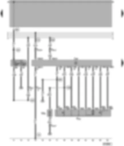 Wiring Diagram  VW PASSAT 2000 - Front passenger