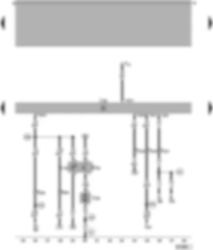 Wiring Diagram  VW PASSAT 2000 - Central control unit for convenience electrics - fuel tank flap lock