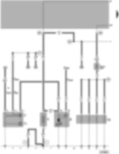 Wiring Diagram  VW PASSAT 2001 - Battery - starter - alternator - engine glow plugs - voltage regulator