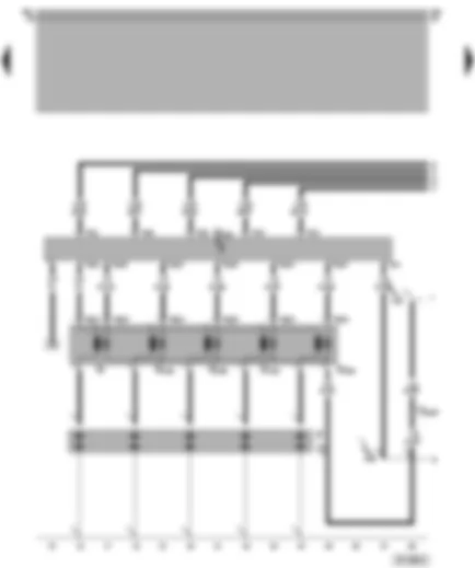 Wiring Diagram  VW PASSAT 2000 - Ignition system