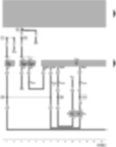Wiring Diagram  VW PASSAT 1999 - Control unit for ABS and EDL/TCS/ESP - brake light switch