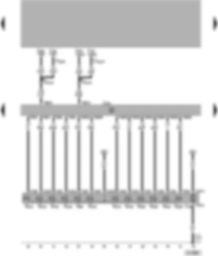 Wiring Diagram  VW PASSAT 1999 - Control unit for ABS and EDL/TCS/ESP - hydraulic unit - ABS return flow pump