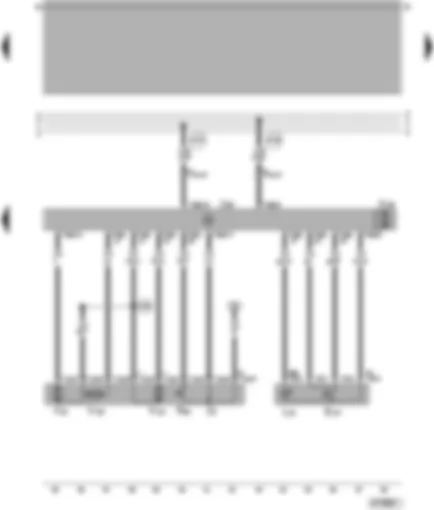 Wiring Diagram  VW PASSAT 2000 - Front passenger