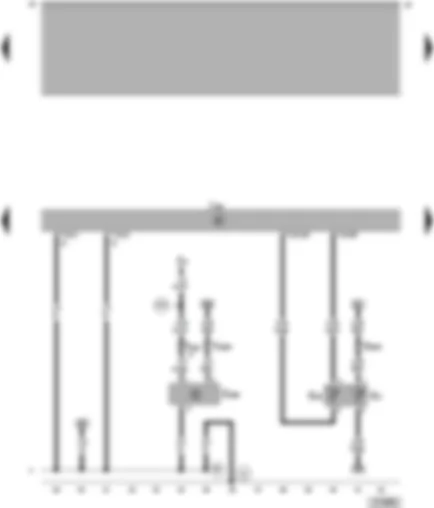 Wiring Diagram  VW PASSAT 2001 - Simos control unit - coolant temperature display sender - oil level and oil temperature sender