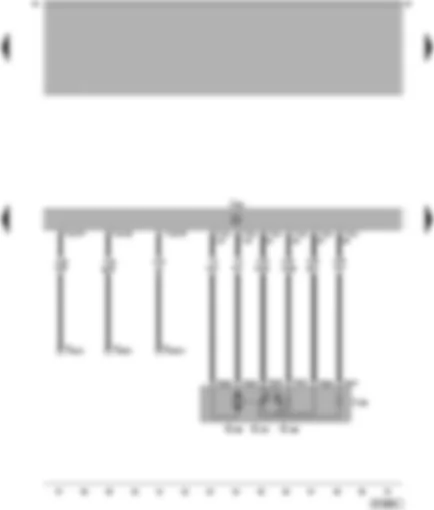 Wiring Diagram  VW PASSAT 2000 - Simos control unit - throttle valve module