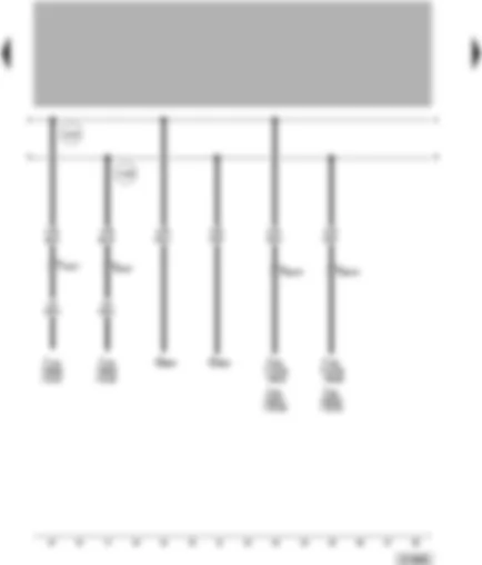 Wiring Diagram  VW PASSAT 2001 - Control unit for ABS - steering angle sender sensor - engine control unit