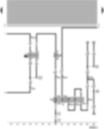 Wiring Diagram  VW PASSAT 2000 - Fuel gauge sender - fuel pump - fuel pump relay