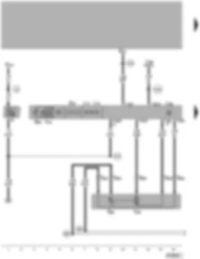 Wiring Diagram  VW PASSAT 1999 - Climatronic control unit - temperature flap positioning motor