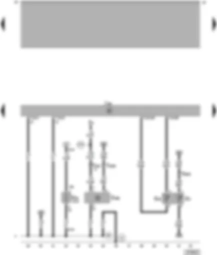 Wiring Diagram  VW PASSAT 2000 - Simos control unit - coolant temperature display sender - oil level and oil temperature sender