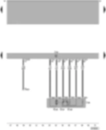 Wiring Diagram  VW PASSAT 2000 - Simos control unit - throttle valve module