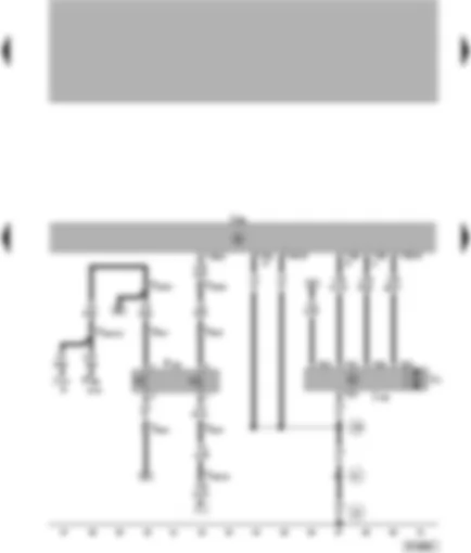 Wiring Diagram  VW PASSAT 1999 - Climatronic control unit - front fresh air blower - air conditioner pressure switch