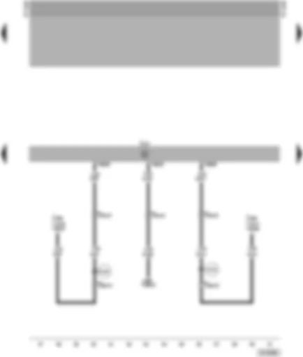 Wiring Diagram  VW PASSAT 1999 - Automatic gearbox control unit